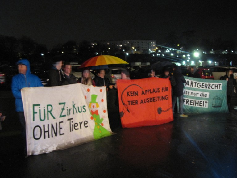 Zahlreicher Protest